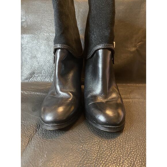 Michael Kors FULTON BOOTIES Suede/ Leather Ankle Boots Women Sz US 8.5-M Buckle - Picture 5 of 16